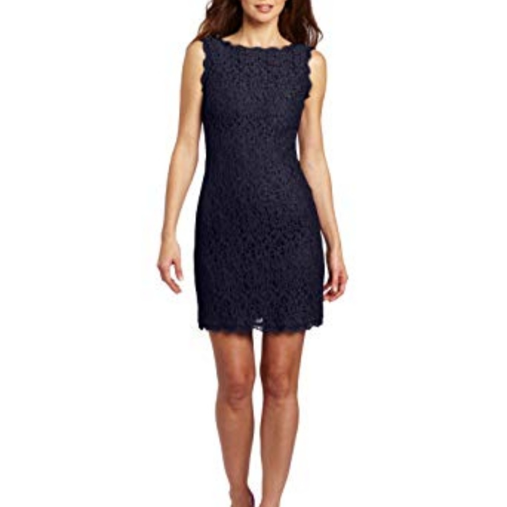 Black Lace Mini Dress, New with Tags